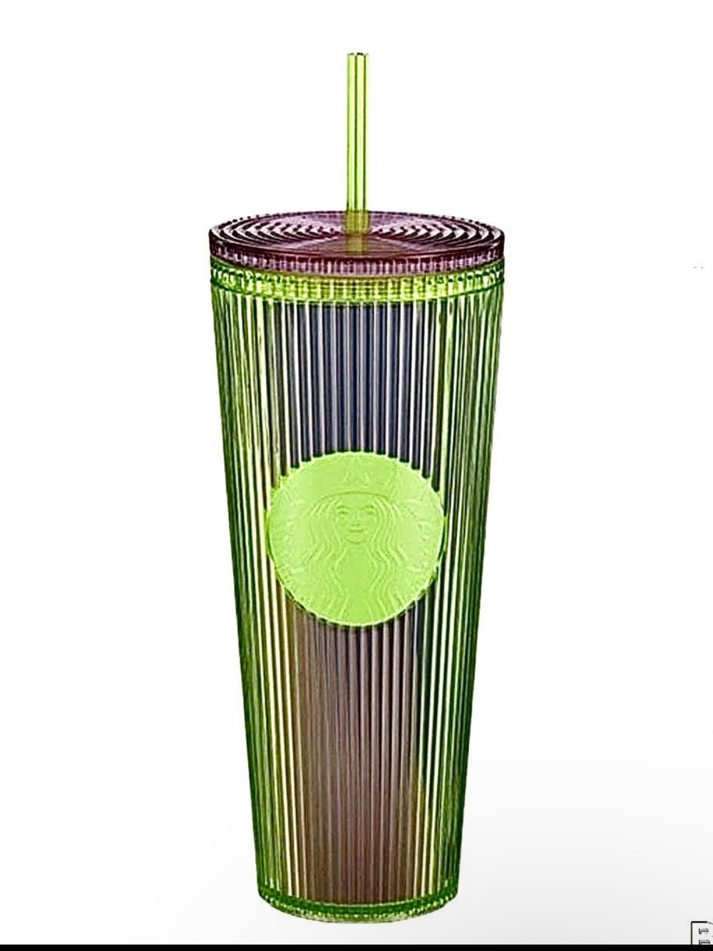 STARBUCKS 2025 NWTS VENTE TRANSPARENT LIME LILAC TUMBLER